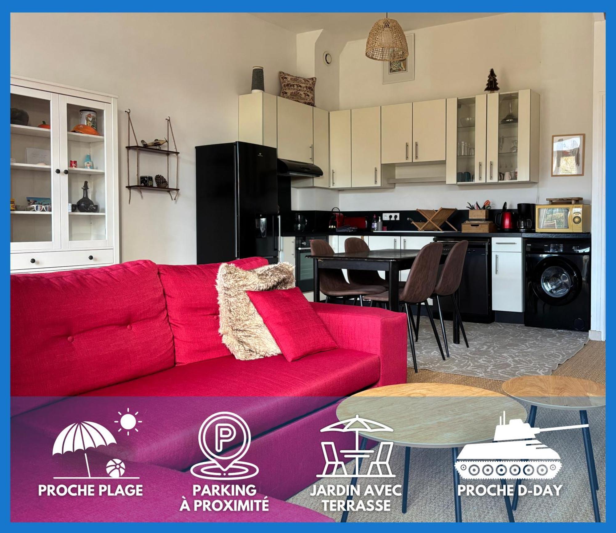 Les Douves Duplex 5 Personnes Lumineux Avec Jardin Et Terrasse Amenagee , Vue Sur Chateau A 5Mn De La Mer, Proche Omaha Beach Et Bayeux Commes ภายนอก รูปภาพ