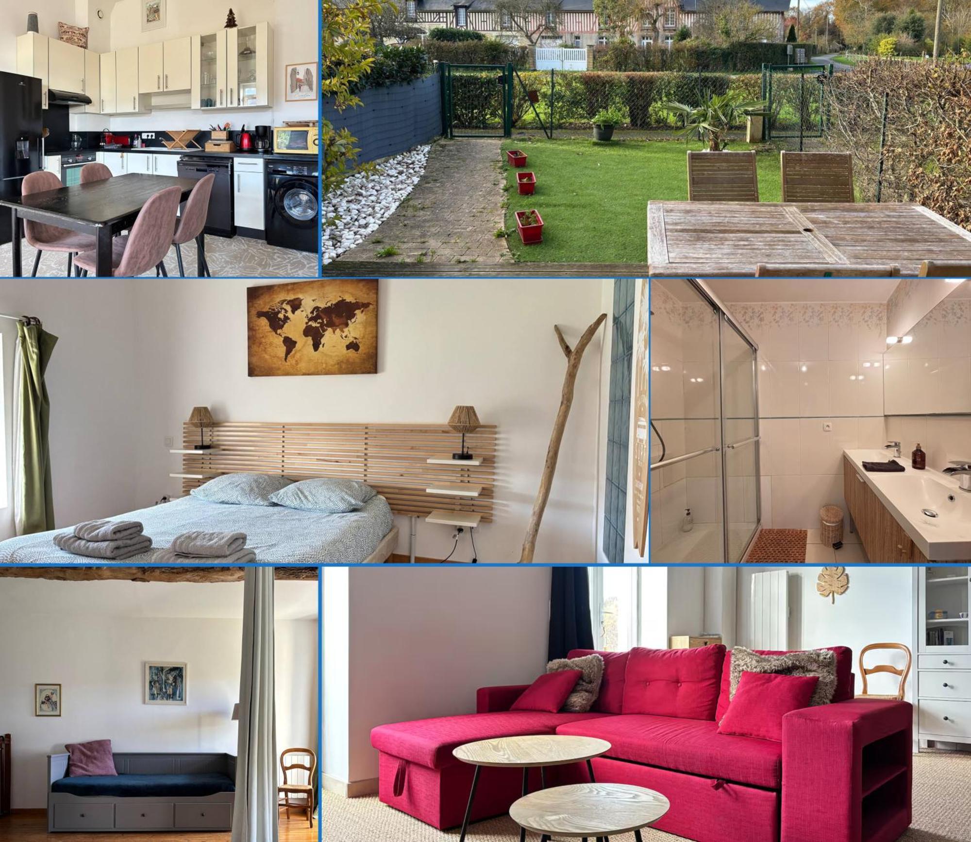 Les Douves Duplex 5 Personnes Lumineux Avec Jardin Et Terrasse Amenagee , Vue Sur Chateau A 5Mn De La Mer, Proche Omaha Beach Et Bayeux Commes ภายนอก รูปภาพ
